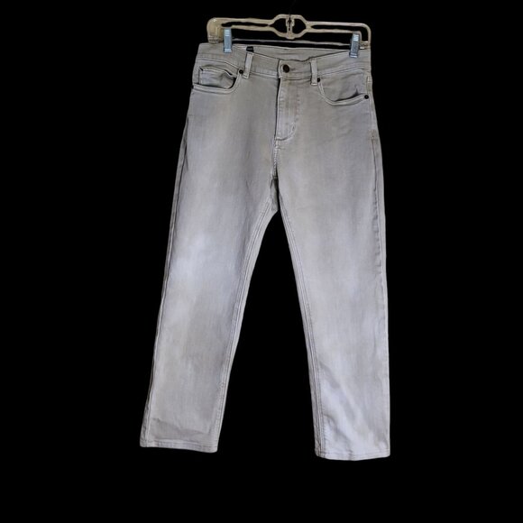 Men's Marine Layer 5-Pocket Twill Slim Straight Pants Size 30 X 30 Khaki Tan Bei - Picture 2 of 5